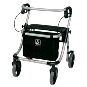 Aluminium Rollator with Bag - 120kg Capacity