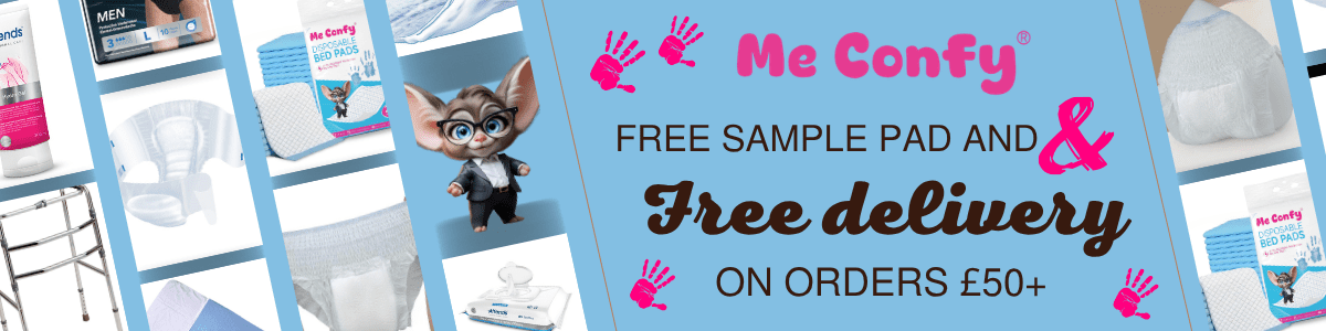 me confy banner free delivery